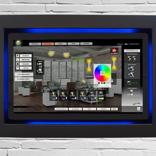 Monitor com tela sensível ao toque capacitiva PCAP - TIW21.5-LCN-GVS-PC-B - WES Systeme Electronic GmbH - com tela sensível ao toque multitouch / 21,5" / Full HD