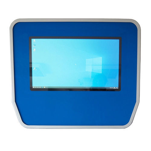 Terminal com tela multitouch - LETO-22P - WES Systeme Electronic GmbH - com tecnologia capacitiva projetada / de parede / 1920 x 1080