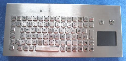 Teclado embutido - TASTATUR-85TPAD-WL - WES Systeme Electronic GmbH - com teclas mecânicas / 85 teclas / com touchpad