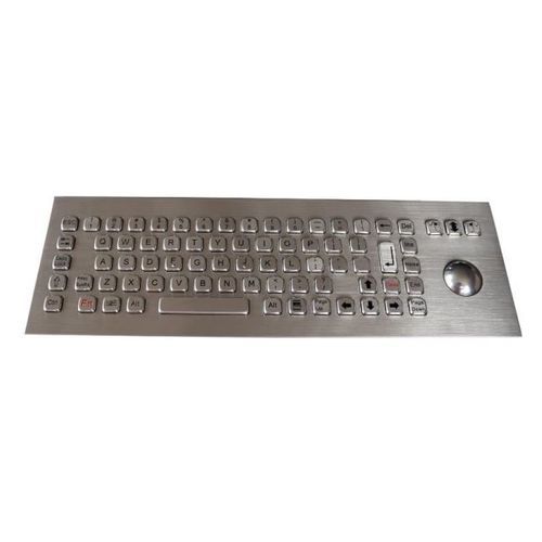 Teclado embutido - TASTATUR-75TS-OUT - WES Systeme Electronic GmbH - com teclas mecânicas / 75 teclas / com trackball