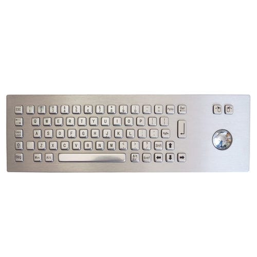 Teclado embutido - TASTATUR-75TS-US - WES Systeme Electronic GmbH - com teclas mecânicas / 65 teclas / com trackball