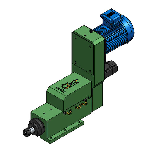 Unidade de furação elétrica - SSD06H-ER25 - HANN KUEN MACHINERY - monofuso / de avanço automático / horizontal