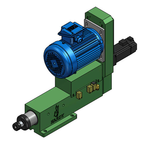Fuso para rosqueamento interno - SSD05-ER20 - HANN KUEN MACHINERY - para furação / de motor assíncrono