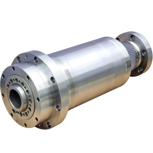 Fuso de torneamento - HDT-200 - HANN KUEN MACHINERY - com transmissão por correia / de torque elevado / montado em flange