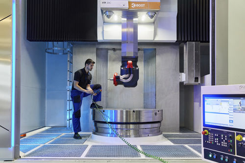 Torno CNC - VTL C AERO - Bost Machine Tools Company S.L.U - vertical / para aplicações aeroespaciais / de fresagem