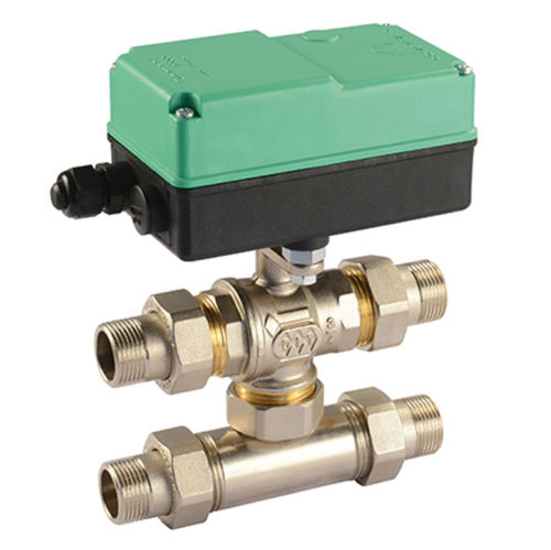 Válvula de esfera - DY222 series - Comparato Nello S.r.l. - com atuador elétrico / de controle / de dosagem