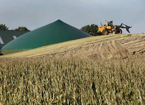 Cobertura para tanque de armazenamento com membrana dupla - FlexSol Ltd - em PVC / para biogás