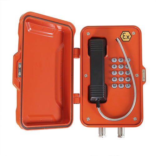 Telefone à prova de explosão - JREX106-A01 - J&R Technology Ltd - VoIP / IP67 / para mineração subterrânea