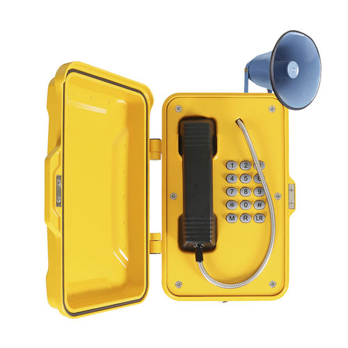 Telefone analógico - JR101-FK-H - J&R Technology Ltd - IP66 / IP65 / para túnel