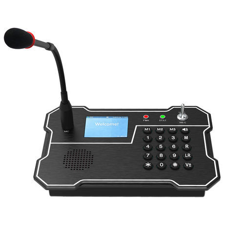 Interfone de áudio - JR-MIC-02 - J&R Technology Ltd - de secretária / IP55 / SIP