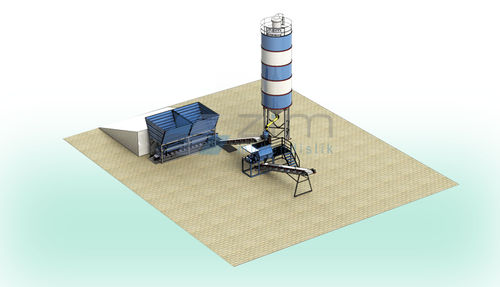 Central de concreto estacionária - ZIM BS ECO SINGLE - ZIM ENGINEERING