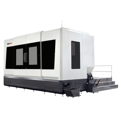 Furadeira-fresadora CNC - MAD-2015D - SXKH GLOBAL - horizontal / com mesa giratória / de 6 eixos
