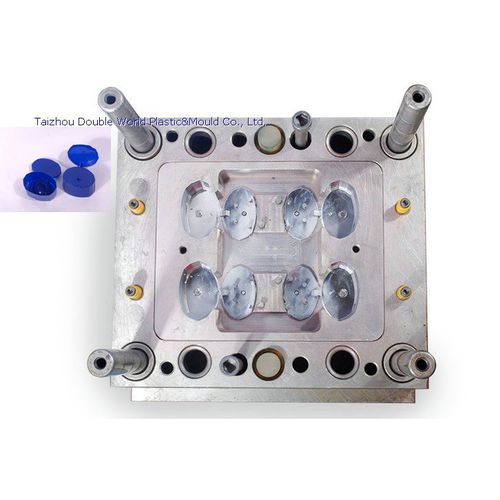 Molde para injeção de plástico com múltiplas cavidades - DDW-4CAV-fcm - Taizhou Double World Plastic&Mould Co., Ltd. - para tampas / para a indústria de embalagem