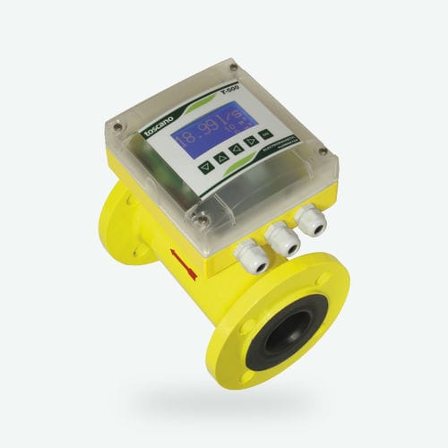 Medidor de vazão eletromagnético - T500 - Toscano Linea Electronica - volumétrico / para água / em linha