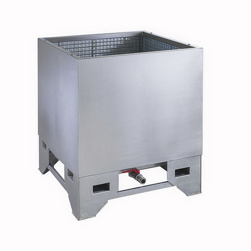 Tanque de lamas - EB 1000 - EWAC spol. s r.o. - em aço inoxidável / cúbico / de armazenamento