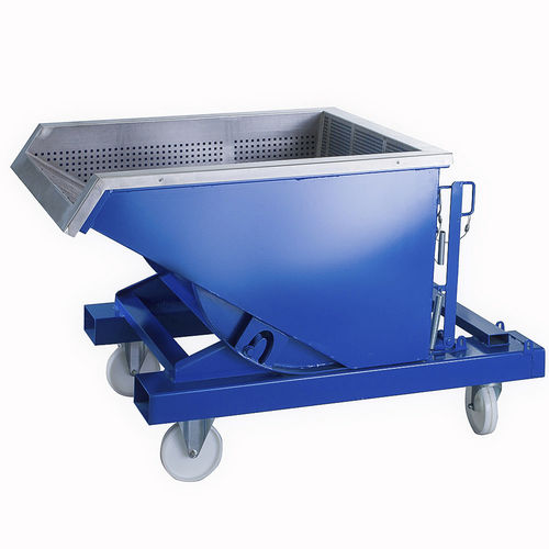 Caçamba basculante para resíduos - EB 600 - EWAC spol. s r.o. - com rodas