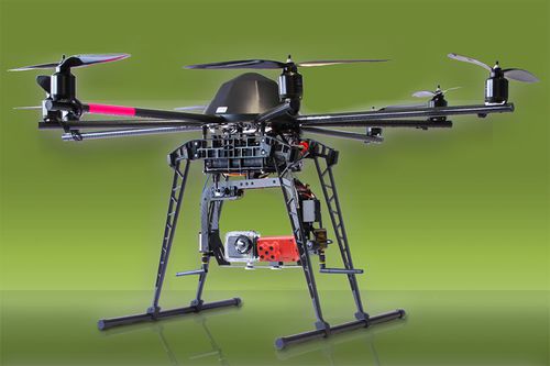 Drone de quatro rotores - 6sAGRAR - Mikrokopter - para captação de imagens aéreas / de inspeção / de observação