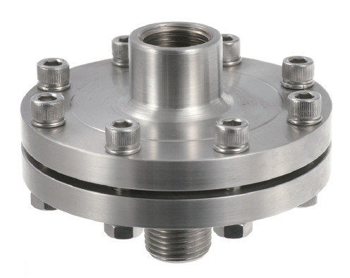 Separador por membrana com conexão roscada - DS-DC type - Seasons Gauge Co., Ltd - para manômetro / com extensão / de processo