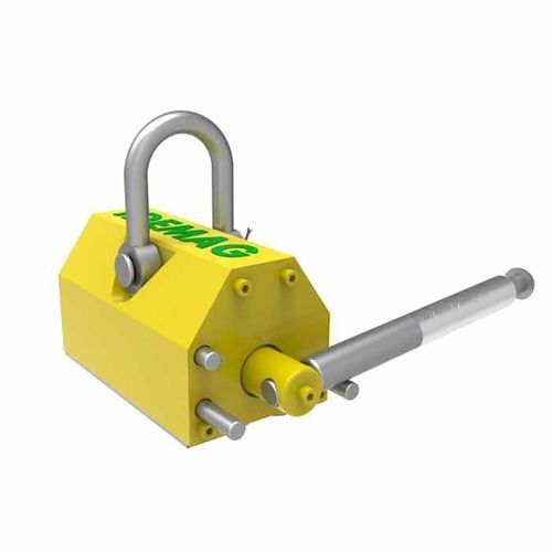 Levantador magnético permanente com acionamento manual - IDEMAG - compacto / em neodímio / retangular