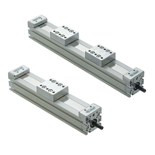 Unidade linear com fuso de rosca trapezoidal - MAU5040SS, MAU5040SW - Imao Corporation - manual / em alumínio / compacta
