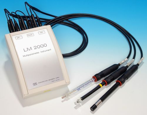 Medidor multi-parâmetros - LM 2000 - Sensortechnik Meinsberg GmbH - de temperatura / de concentração de oxigênio / de concentração iônica