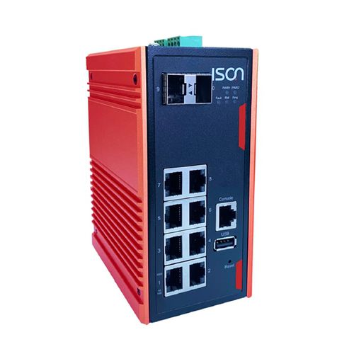 Switch de rede gerenciável - IS-DX910  - ISON Technology Co., Ltd. - 10 portas / Gigabit Ethernet / de nível 3