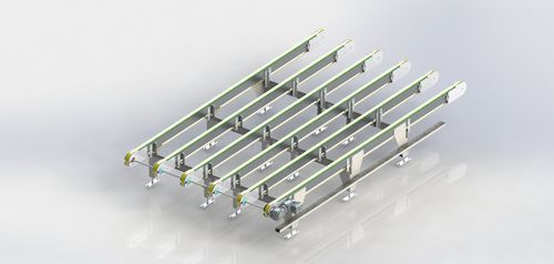 Sistema transportador para aplicações industriais - burkhardt-hensel - para equipamento de movimentação / automático
