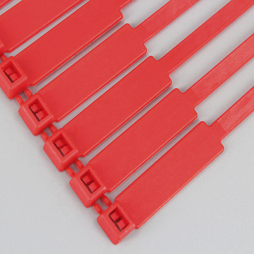 Abraçadeira de cabos em nylon - DM-5.5x175MKT - DEMOELE / Wenzhou Duanmeng Electric Co.,Ltd - com porta-etiquetas