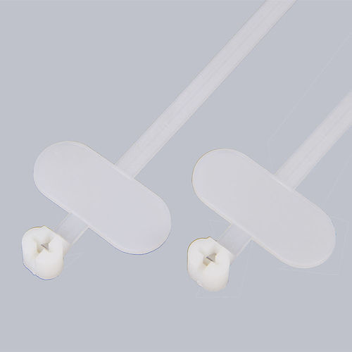 Abraçadeira de cabos em nylon - DM-8*240NZM - DEMOELE / Wenzhou Duanmeng Electric Co.,Ltd - em aço inoxidável / com porta-etiquetas / com montagem por encaixe