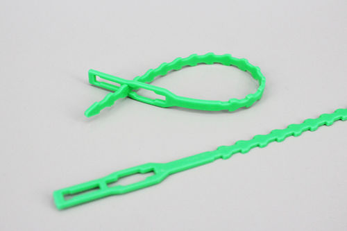Abraçadeira de cabos em material plástico - DM-165KT	 - DEMOELE / Wenzhou Duanmeng Electric Co.,Ltd - em nylon / com esferas