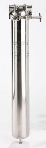 Carcaça de filtro monocartucho - LV1 - Allied Filter Systems Ltd - para líquidos / para gás / em aço inoxidável