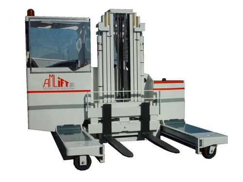 Empilhadeira patolada elétrica - MULTI Assis 20/12 - AMLIFT - para operador sentado a bordo / de elevação / multidirecional