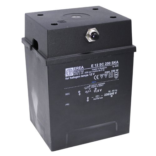 Transformador de potência - E 12SC250 SKA - EREA Transformers - de isolamento / encapsulado / para iluminação
