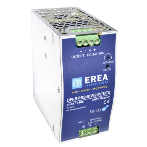Transformador de alimentação elétrica - DR-SPS240W24V/BTE - EREA Transformers - industrial / monofásico / de baixa tensão