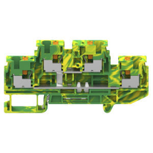 Borne para trilho DIN - GUV4-202-PE - Cixi Wanjie Electronic Co., Ltd. - push-in / de aterramento / IEC