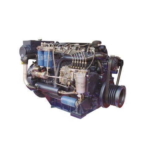 Motor a diesel - WP4/6 series - Weichai Holding Group Co.,Ltd. - de 6 cilindros / em linha / compacto