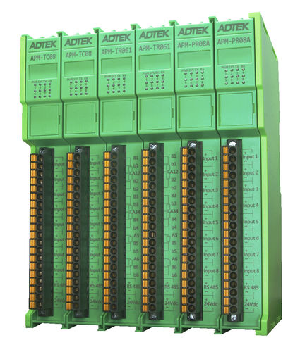 Módulo E/S analógico - APM-DIO - ADTEK Electronics Co., Ltd - RS-485 / ModBUS RTU / remoto