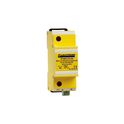 Dispositivo de proteção contra surtos de tipo 2 - TF 100 Tr/Th-Pk - Leutron GmbH - para trilho DIN
