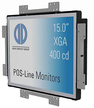 Monitor LCD - POS-Line 15" Video PME - Data Display GmbH - TFT / industrial / 15"