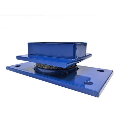 Isolador de vibração retangular - SANERVIB-80 - Groupe SANERGRID - em aço / em material plástico / em elastômero