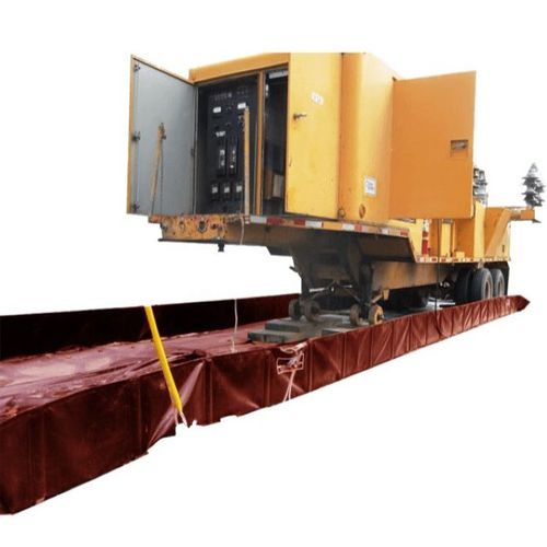 Bacia de contenção para plataforma de lavagem basculante - TRFLEX® ECO TRUCK™ - Groupe SANERGRID - para cargas pesadas / para transformador / em PEHD