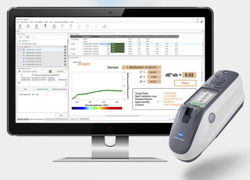 Software para controle de qualidade - SpectraMagic NX2 - Konica Minolta - de medição com geração de relatórios / colorimétrico / de controle de processo