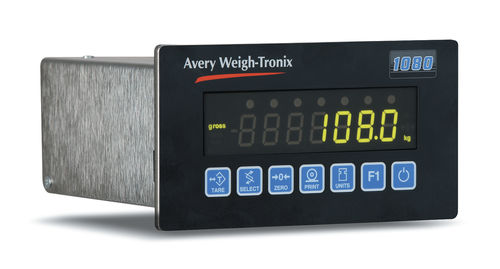 Indicador de peso com display LED - Ethernet/IP™, ProfiBus, ModBus/TCP, DeviceNet™, USB | 1080 - Avery Weigh-Tronix - embutido / IP65