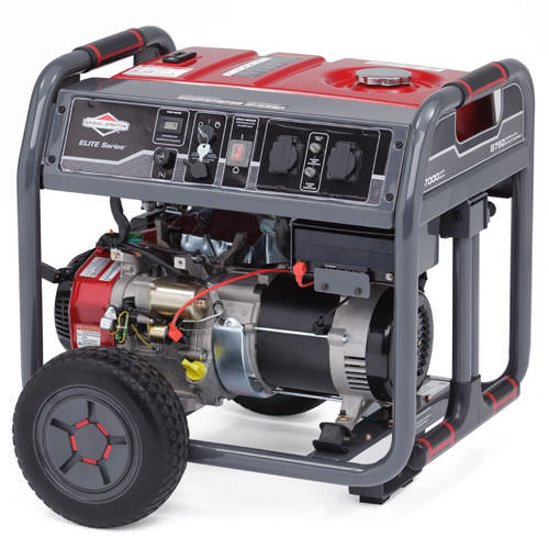 Grupo gerador de energia a gasolina - Elite 7500EA - BRIGGS and STRATTON - monofásico / com rodízios / de injeção indireta