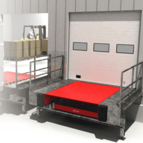 Doca de carga embutida para armazém frigorífico - Loading Systems International - modular