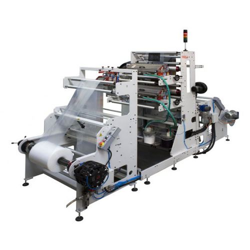 Impressora flexográfica stack - SV-AV Series - Meca-Tecno di Cagossi Gianni & C. s.n.c. - de 2 cores / tipo roll-to-roll / com secagem por ar quente