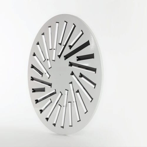 Difusor de ar circular - DAM12C series - TECNICA - de embutir / de indução / em material plástico
