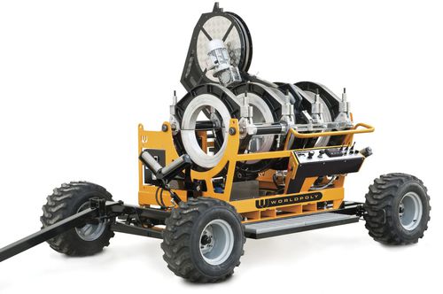 Máquina estacionária de solda de topo - POLYROVER630 ALLTERRAIN - Worldpoly Pty Ltd - controlada por CLP / hidráulica