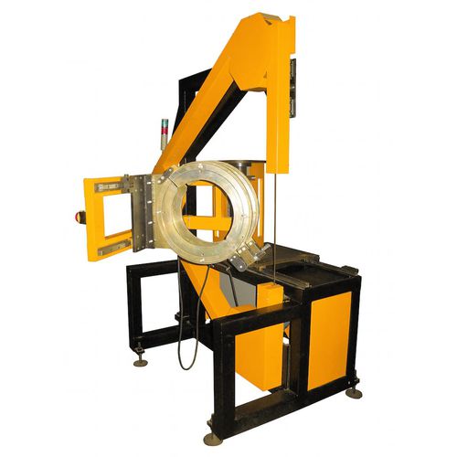 Máquina de corte com guilhotina - POLYSADDLESAW500 - Worldpoly Pty Ltd - para metais / para chapas / CNC