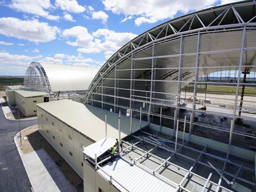 Hangar modular - Gaptek - para aviação / de acondicionamento / ISO 14001